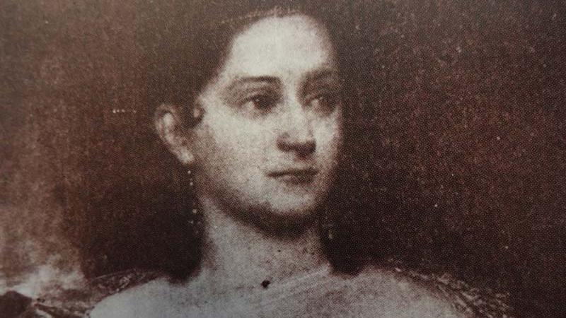 Retrato de Isidora Zegers, de R. Monvoisin.