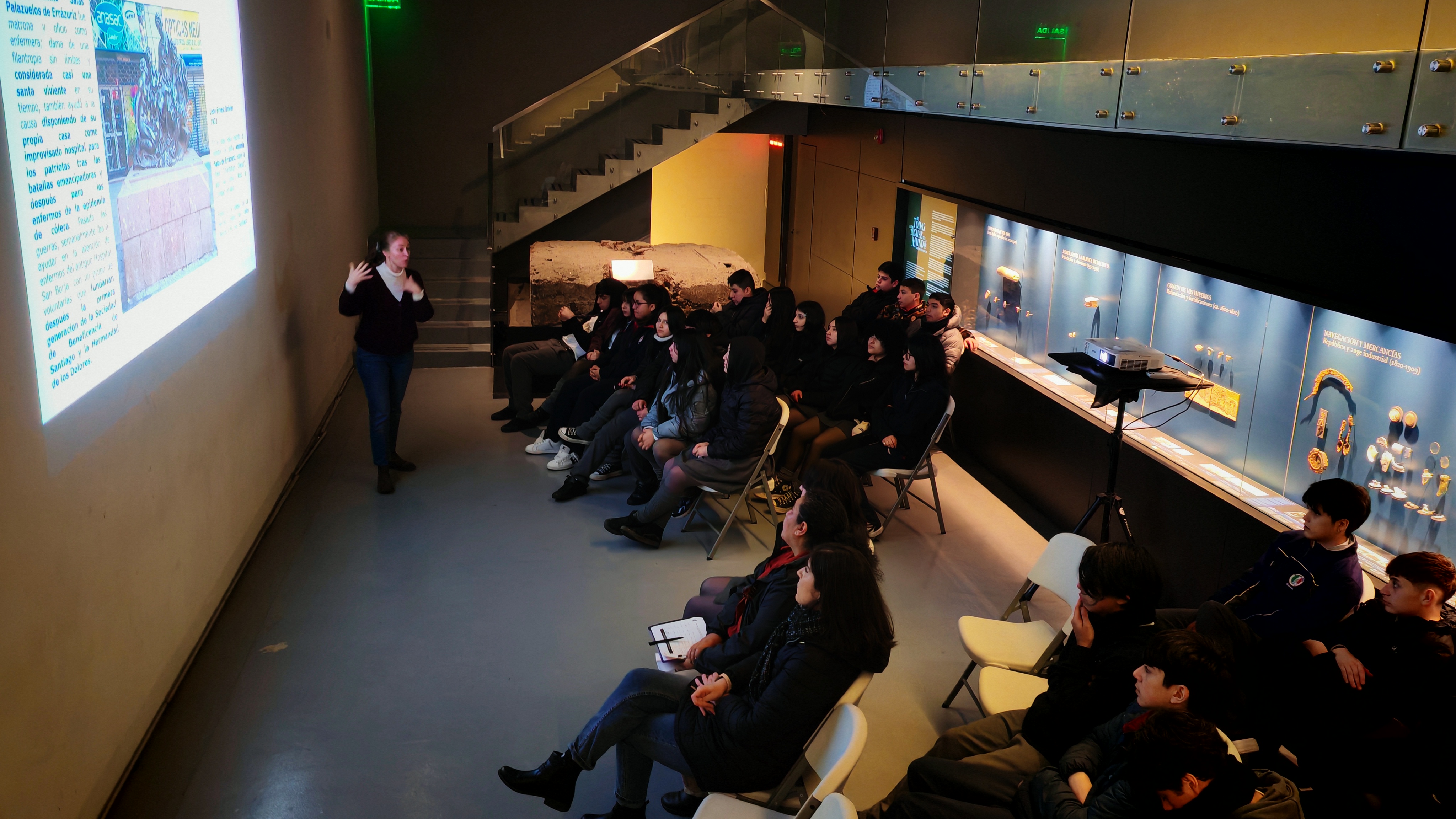 Actividad con estudiantes del Instituto Italia