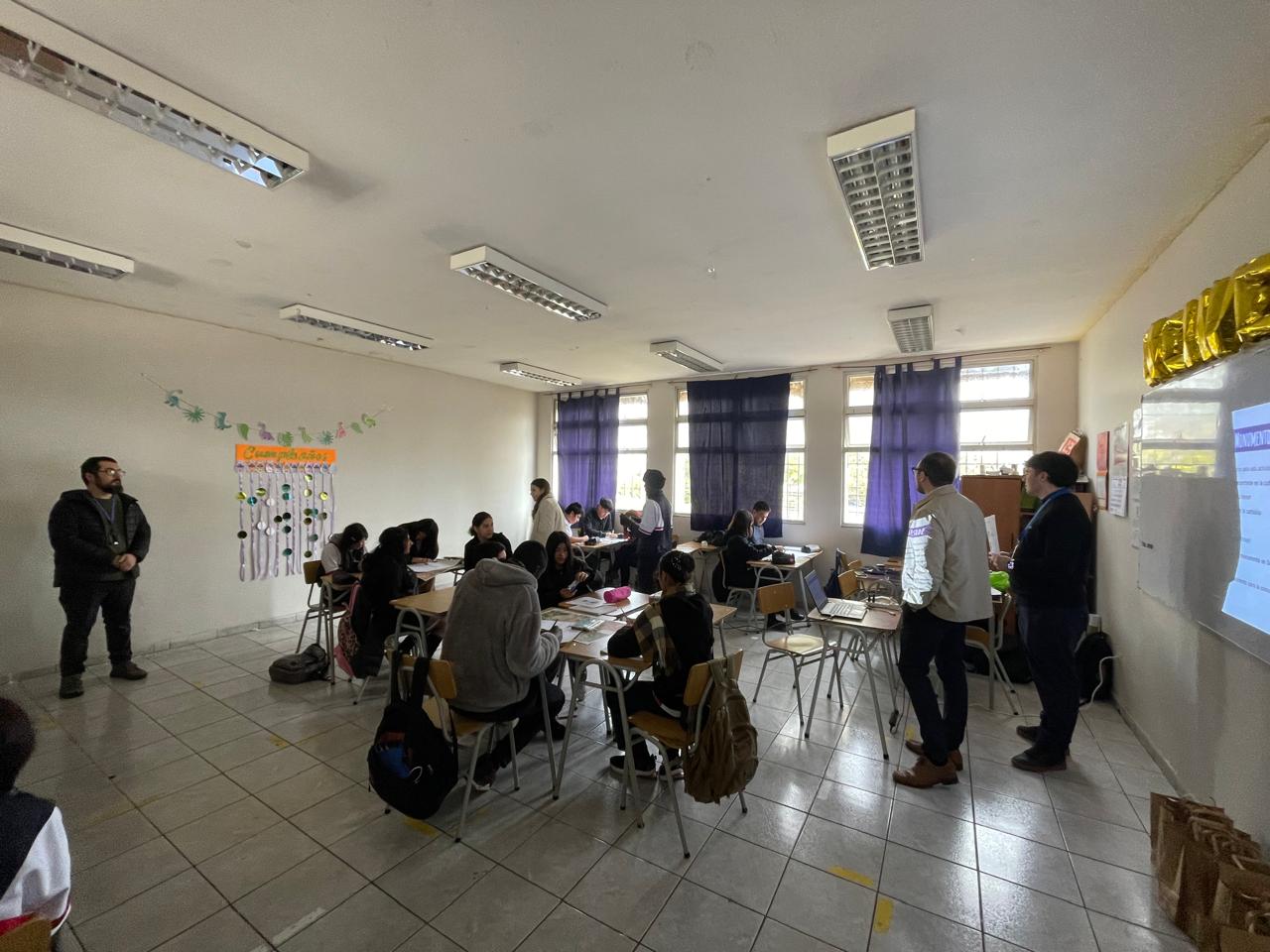 Actividades en el Liceo Neandro Schilling, Región de O´Higgins