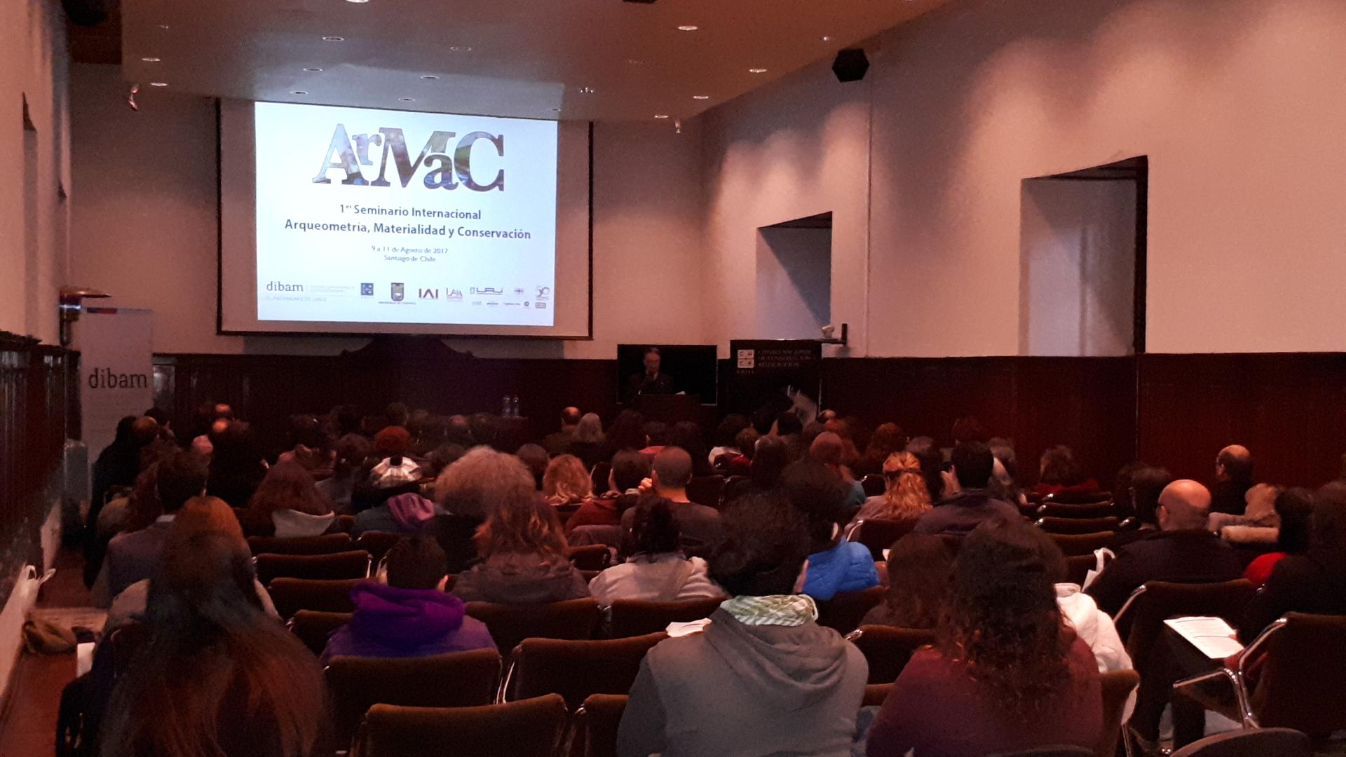 Inicio del Seminario Internacional “Arqueometría, Materialidad y Conservación de Bienes Patrimoniales” en el Centro Patrimonial Recoleta Domínica