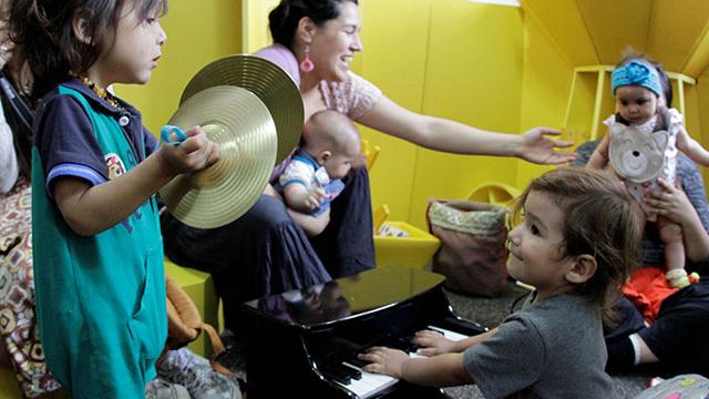 Sala para niños de hasta 4 años.