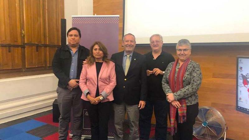 Emma De Ramón, asumió la presidencia interina de la Asociación Latinoamericana de Archivos, ALA. Directiva ALA, en encuentro realizado en Chile en abril de 2019.