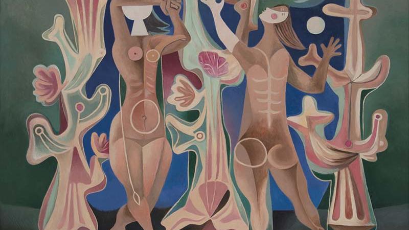 Mario Carreño. "Mujer y Corales" (1992)
