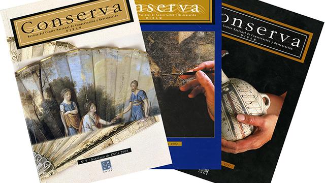 Algunas publicaciones de la Revista Conserva.