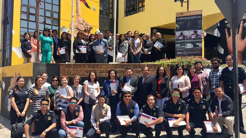 Los participantes pudieron plasmar sus interrogantes sobre los procedimientos y metodologías para el control del tráfico ilícito en mesas mixtas de trabajo, intercambiando ideas desde el ámbito de acción de cada institución.