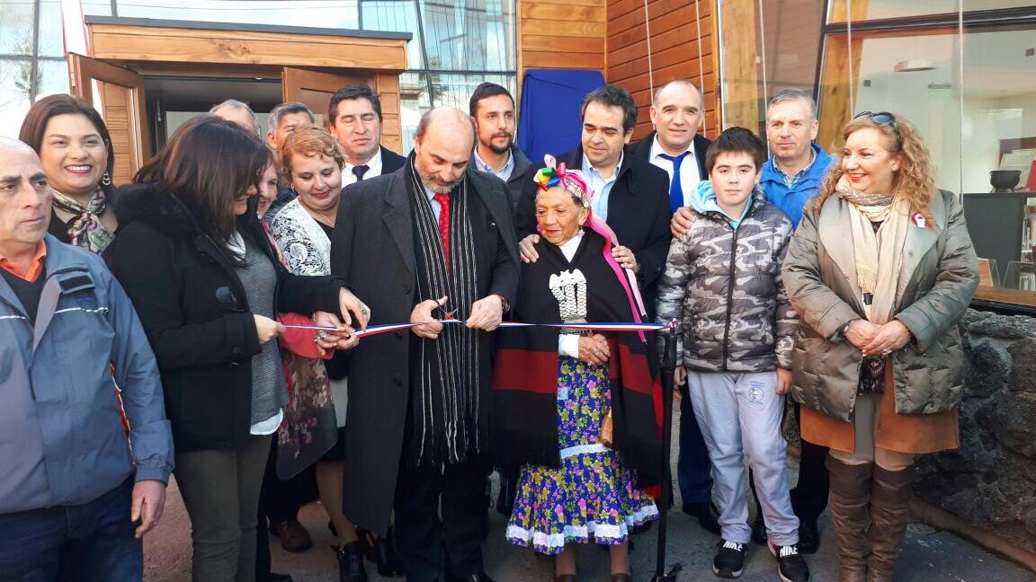 Inauguración de la nueva infraestructura de la Biblioteca de Vilcún.