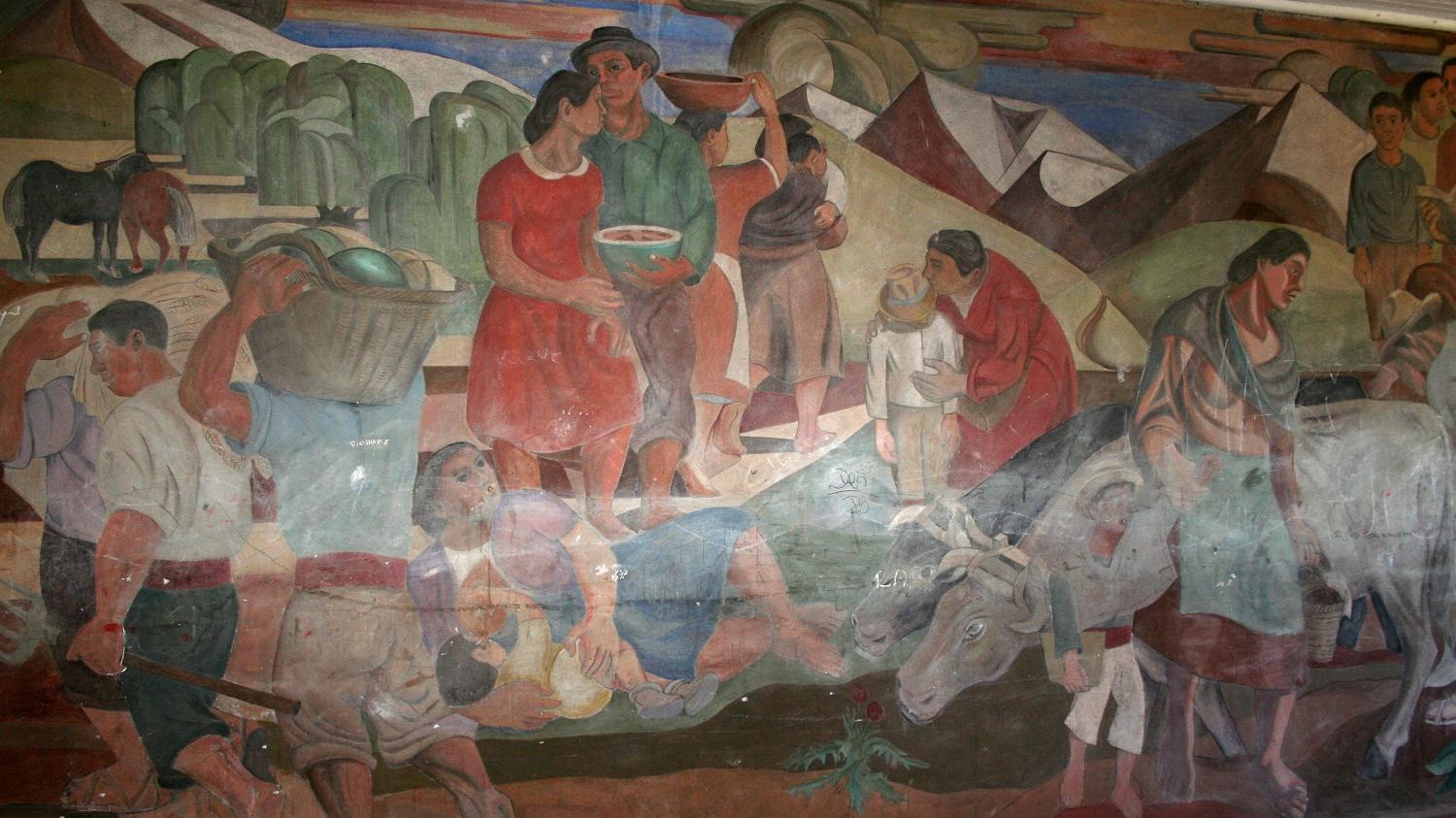 Murales Uno de los 5 murales de la Ciudad del Niño