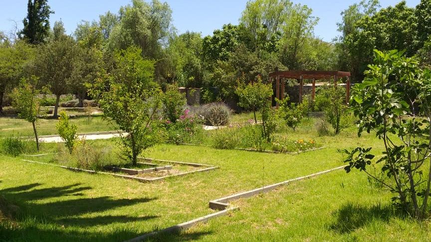 Detalle del lugar donde se emplazará la huerta del Museo Gabriela Mistral de Vicuña.