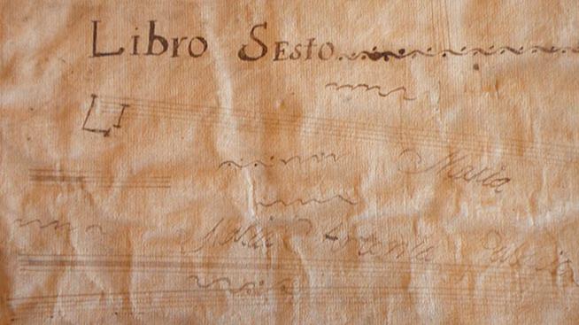 Portada del Libro Sesto firmada por Palacios