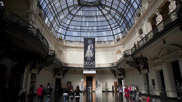 Vista Hall Central Museo Nacional de Bellas Artes