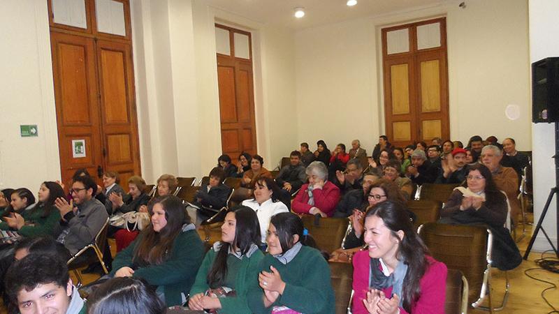 La ceremonia homenajeó a alumnos en práctica