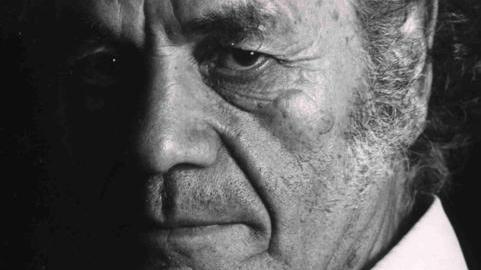 Nicanor Parra 1914-2018 Detalle de retrato de Nicanor Parra, autoría de Ilonka Csillag.