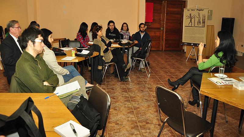 Imagen correspondiente al Segundo Taller Regional de preservación documental realizado en Concepción, 2013.