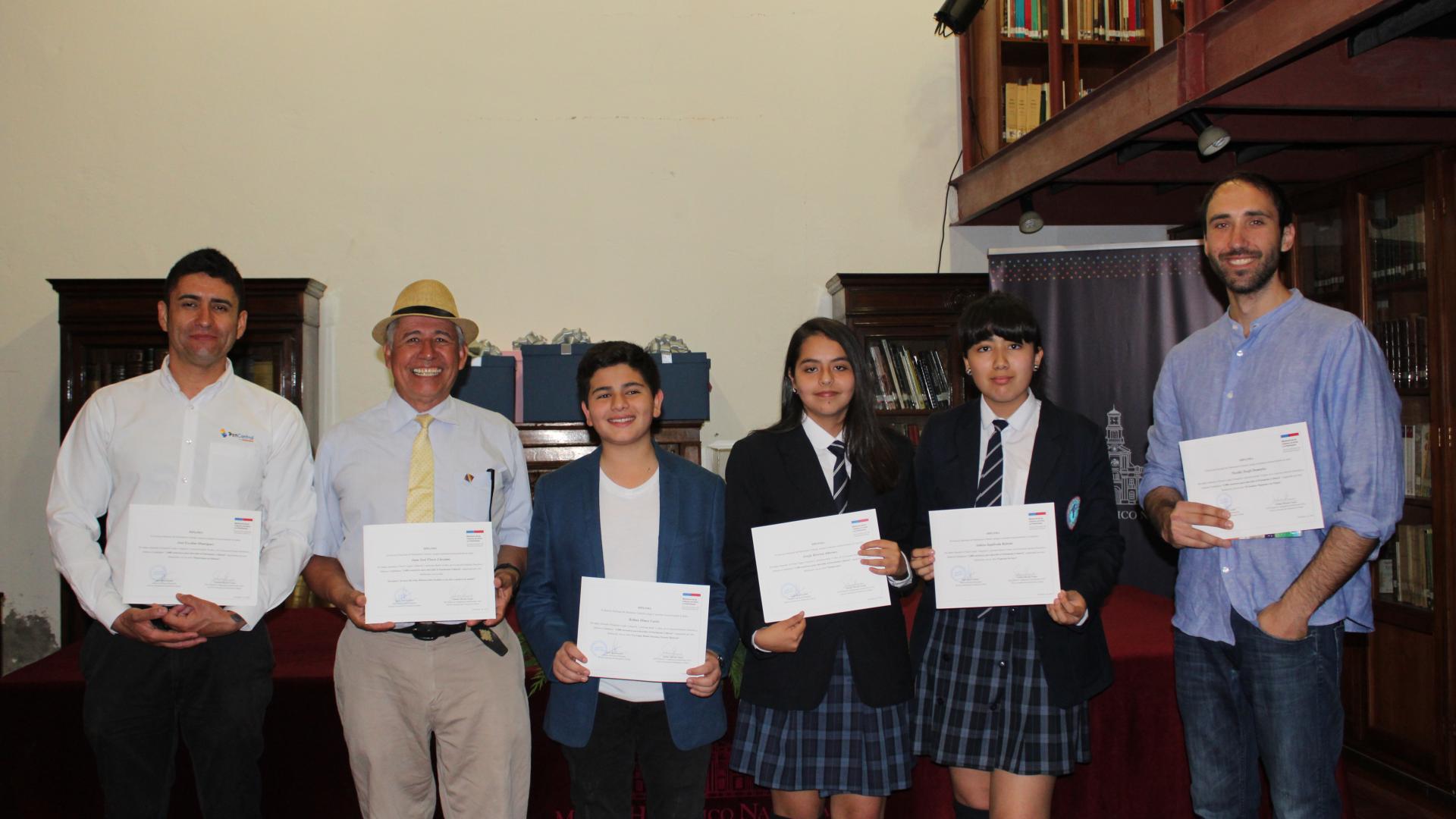 Los ganadores del certamen fueron distinguidos en esta ceremonia.