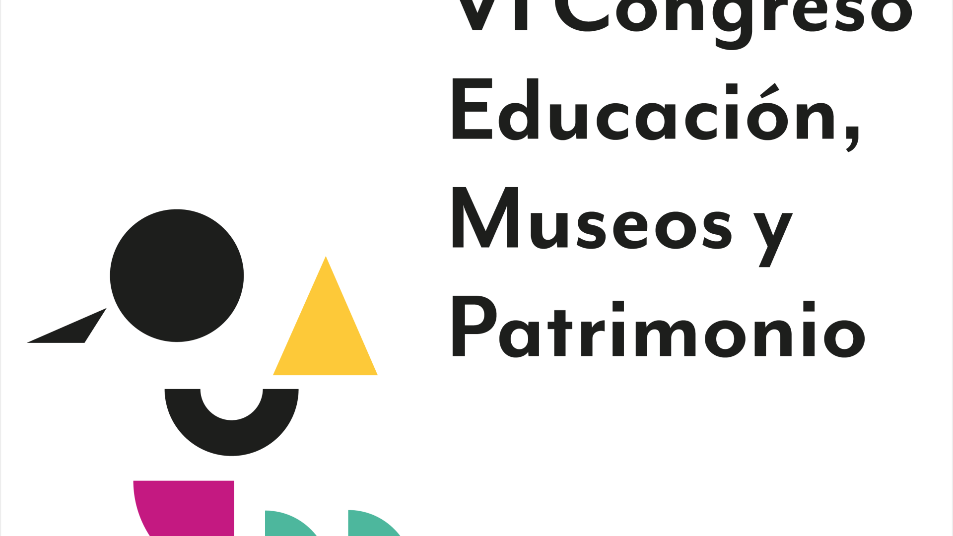 Imagen visual del VI Congreso. Un encuentro dirigido a profesionales, estudiantes y público general.