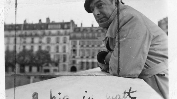 Retrato de Neruda recompuesto por Chamudes.