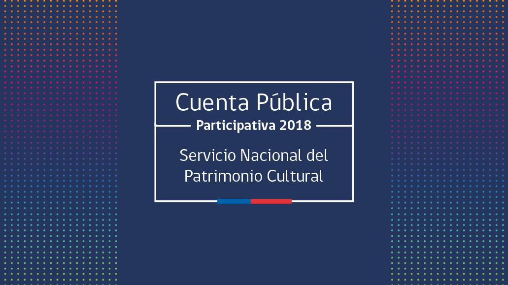 Cuenta pública Servicio Nacional del Patrimonio Cultural