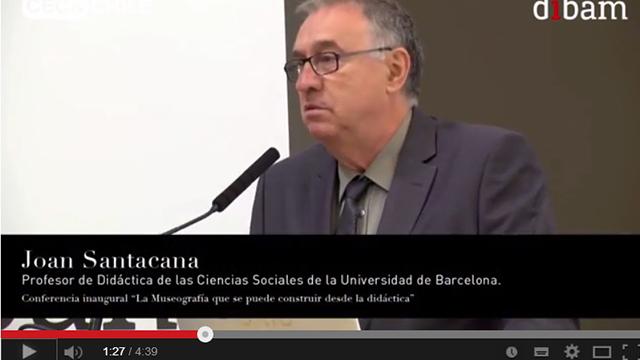 Joan Santacana, acádemico de la Univ. de Barcelona