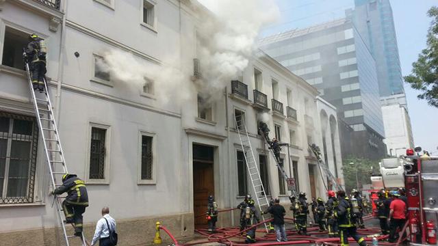 Fotografía Cuerpo de Bomberos de Santiago.