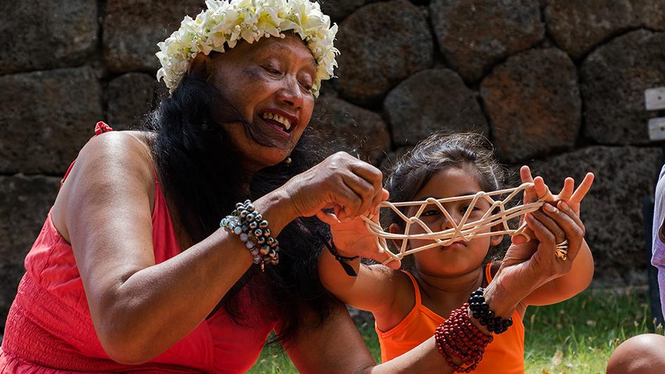 Isabel Pakarati Tepano, heredera del Kai Kai Rapa Nui fue una de las cultoras distinguidas.