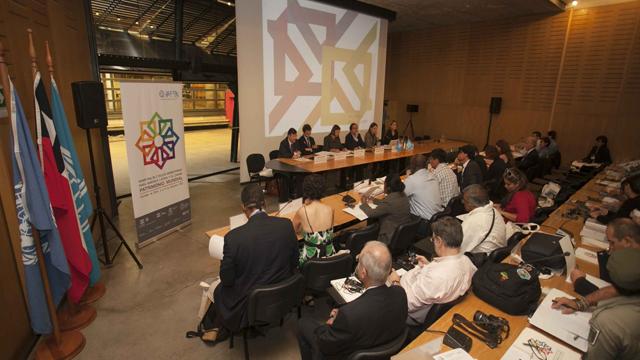 Primer día de reunión, Campus Lo Contador.