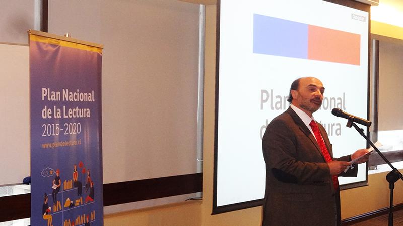 "Encuentro Plan Nacional de la Lectura" Ángel Cabeza, director de la Dibam.