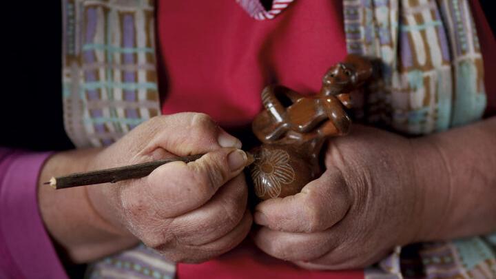 Unión de artesanos de Quinchamalí. Créditos Claudio Pérez.