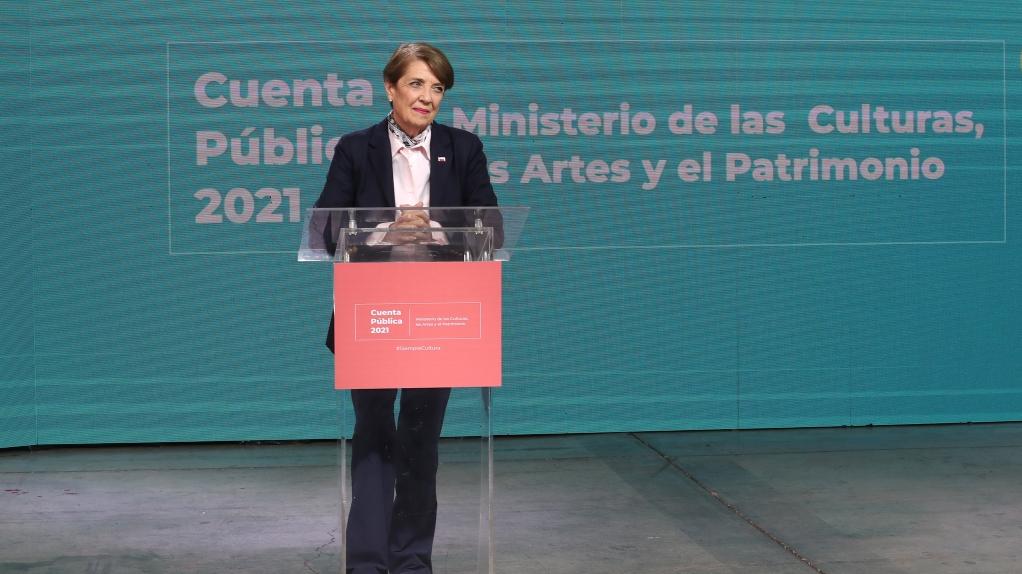 Ministra Consuelo Valdés presenta la cuenta pública de la cartera.