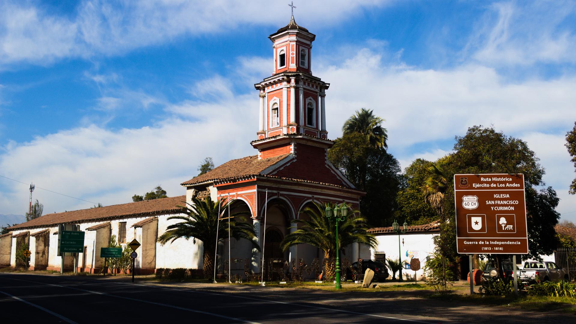 Iglesia y convento San Francisco de Curimón