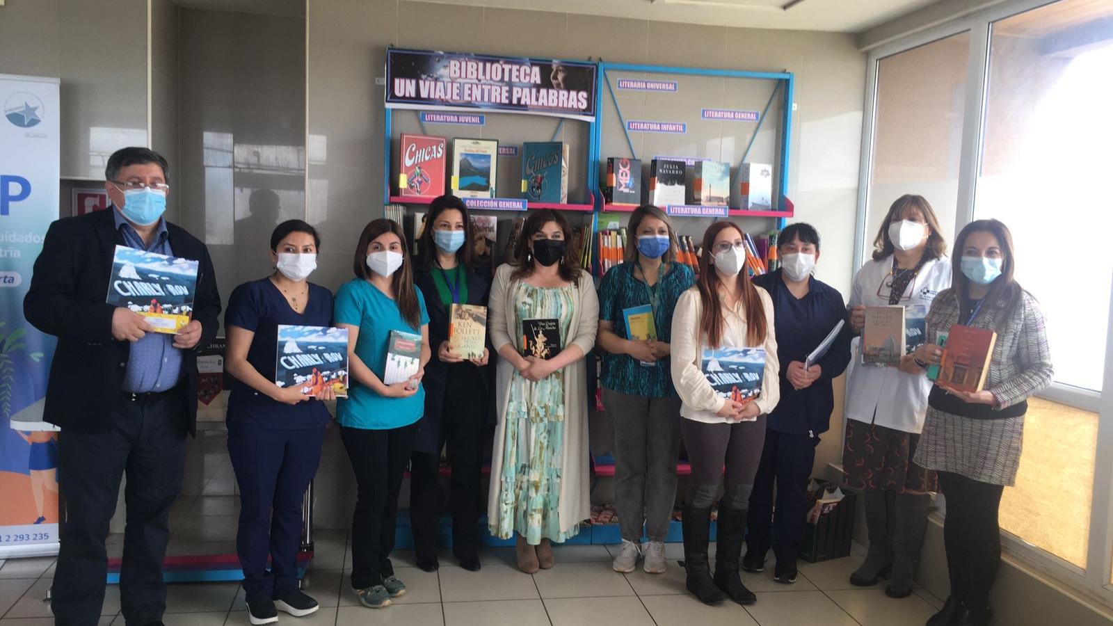 Serpat y Hospital Clínico de Magallanes inauguran Punto de Lectura  en Unidad Hospitalaria de Cuidados Intensivos en Psiquiatría 