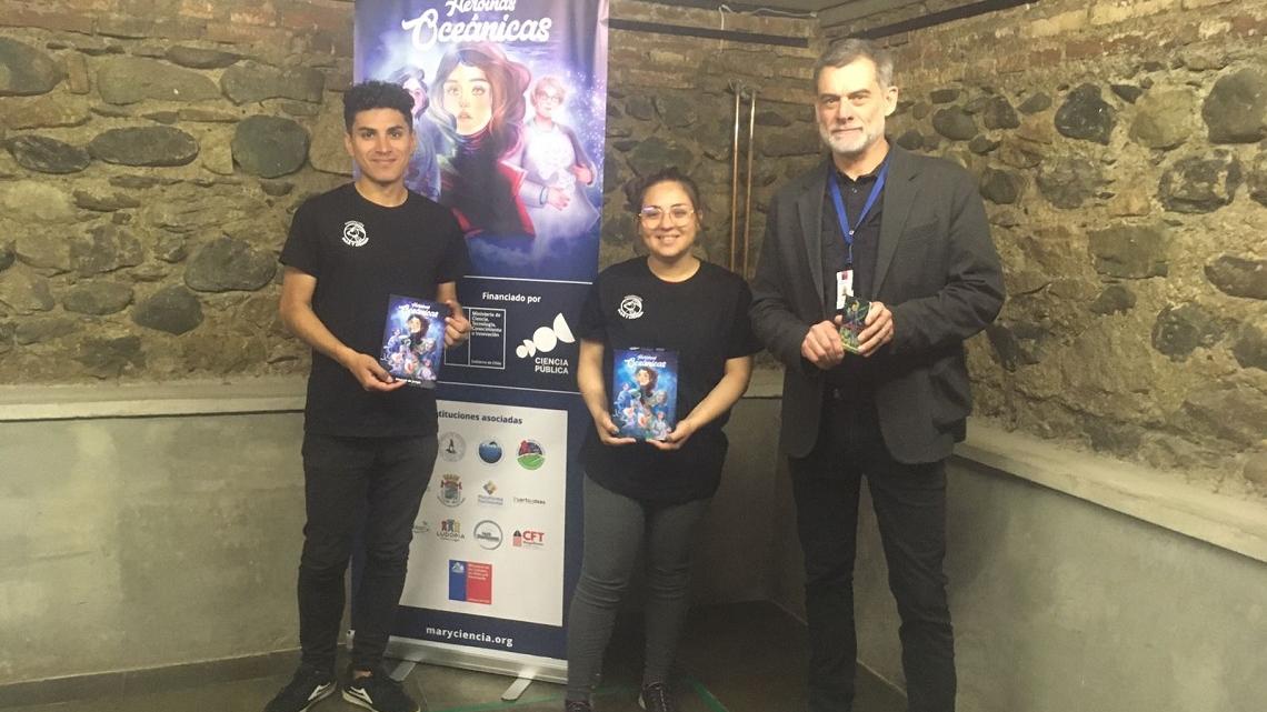 Fundación Mar y Ciencia capacitó a equipo del Serpat  para apoyar difusión de juego de cartas "Heroínas Oceánicas"