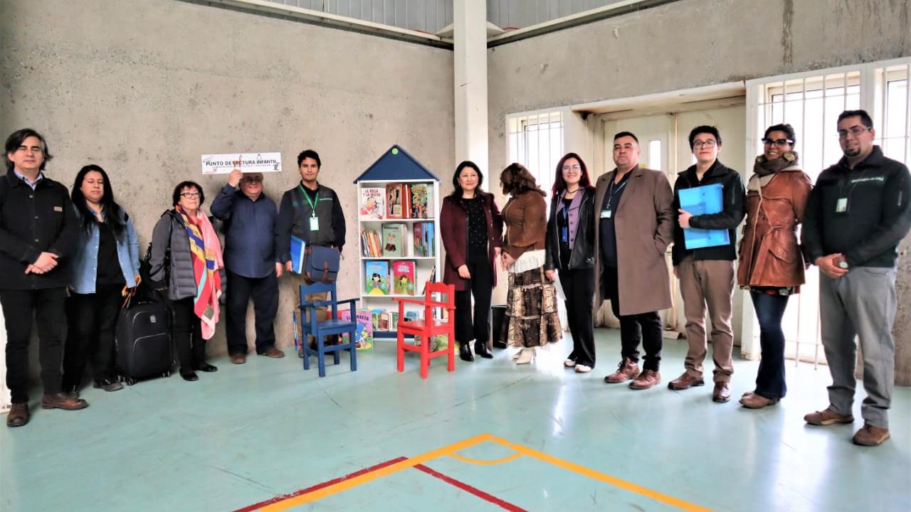 Servicio del Patrimonio Cultural y Gendarmería inauguran Puntos de Lectura en Punta Arenas 
