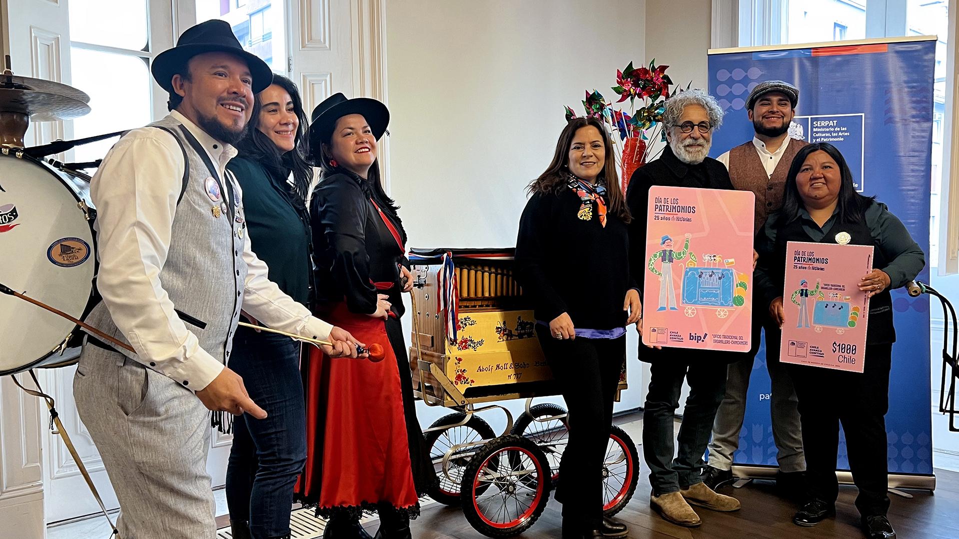 Cultores y cultoras del circo de tradición familiar y de organilleros reciben reconocimiento