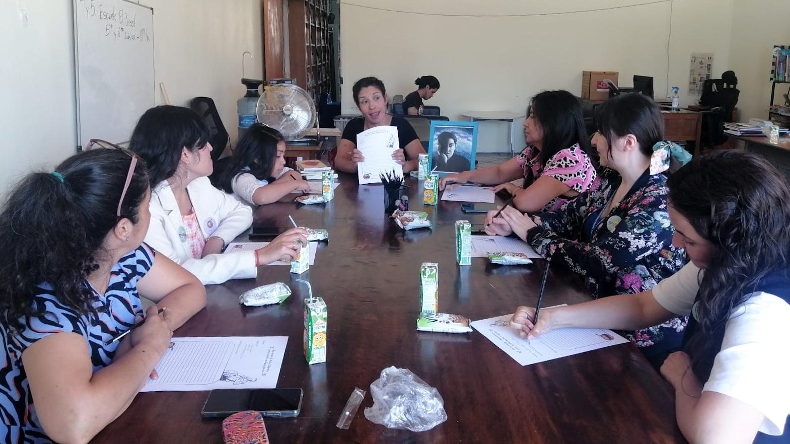 Taller literario "Mi palabra como semilla" de Biblioverano 2025