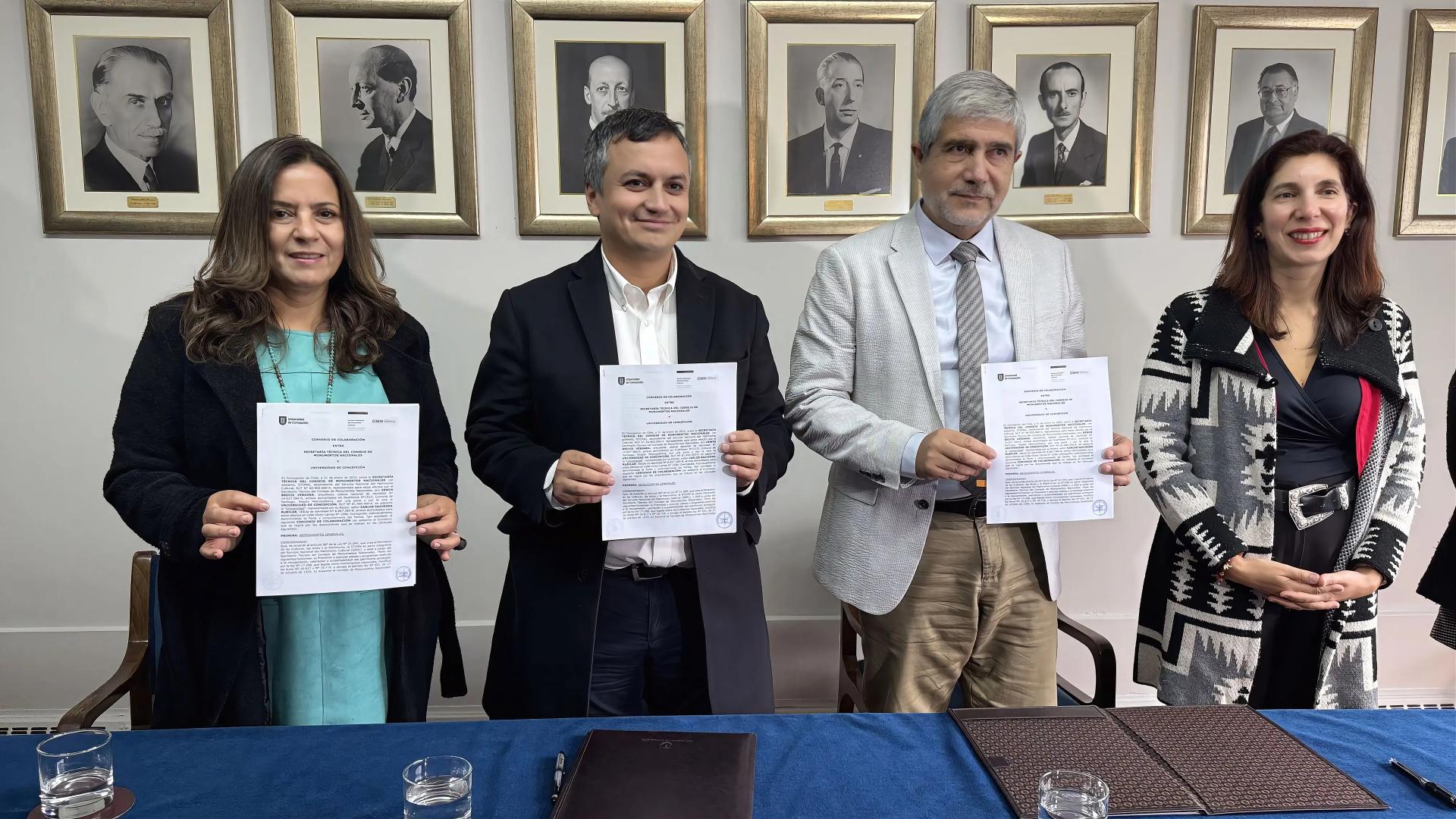 Convenio entre la Universidad de Concepción y el Consejo de Monumentos Nacionales
