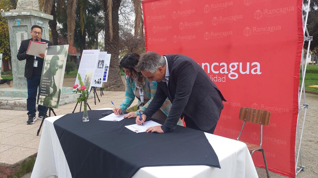 Se iniciará restauración de busto que honra a Gabriela Mistral