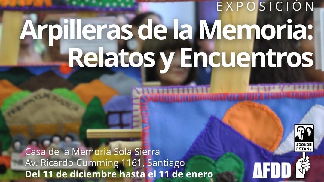 Exposición Arpilleras de la Memoria: Relatos y Encuentros