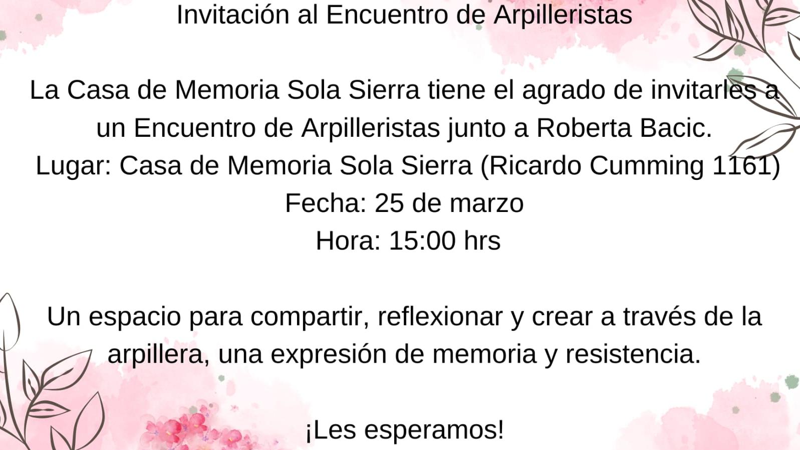 Encuentro de Arpilleras