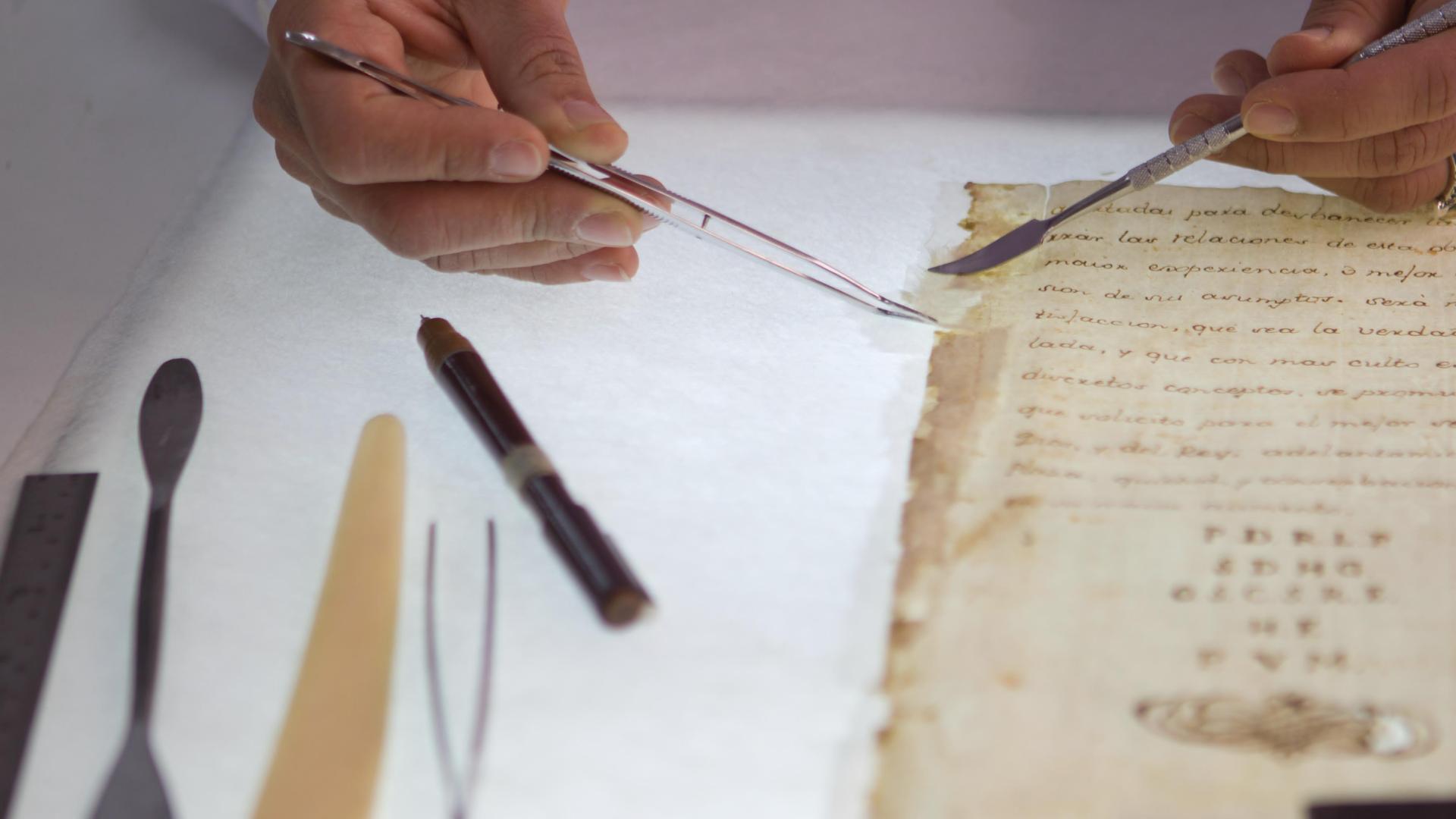 Trabajo de restauración 