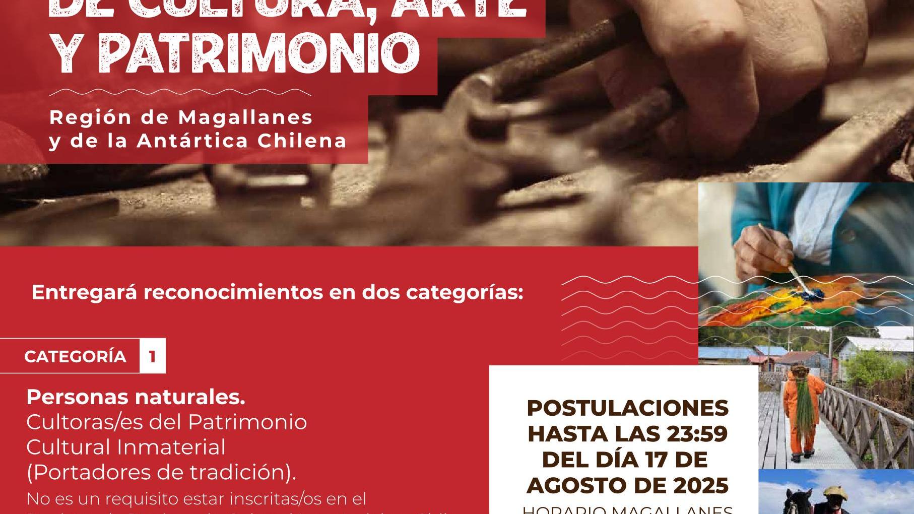 Se amplía el plazo para postular a Premios Regionales de Cultura 2025