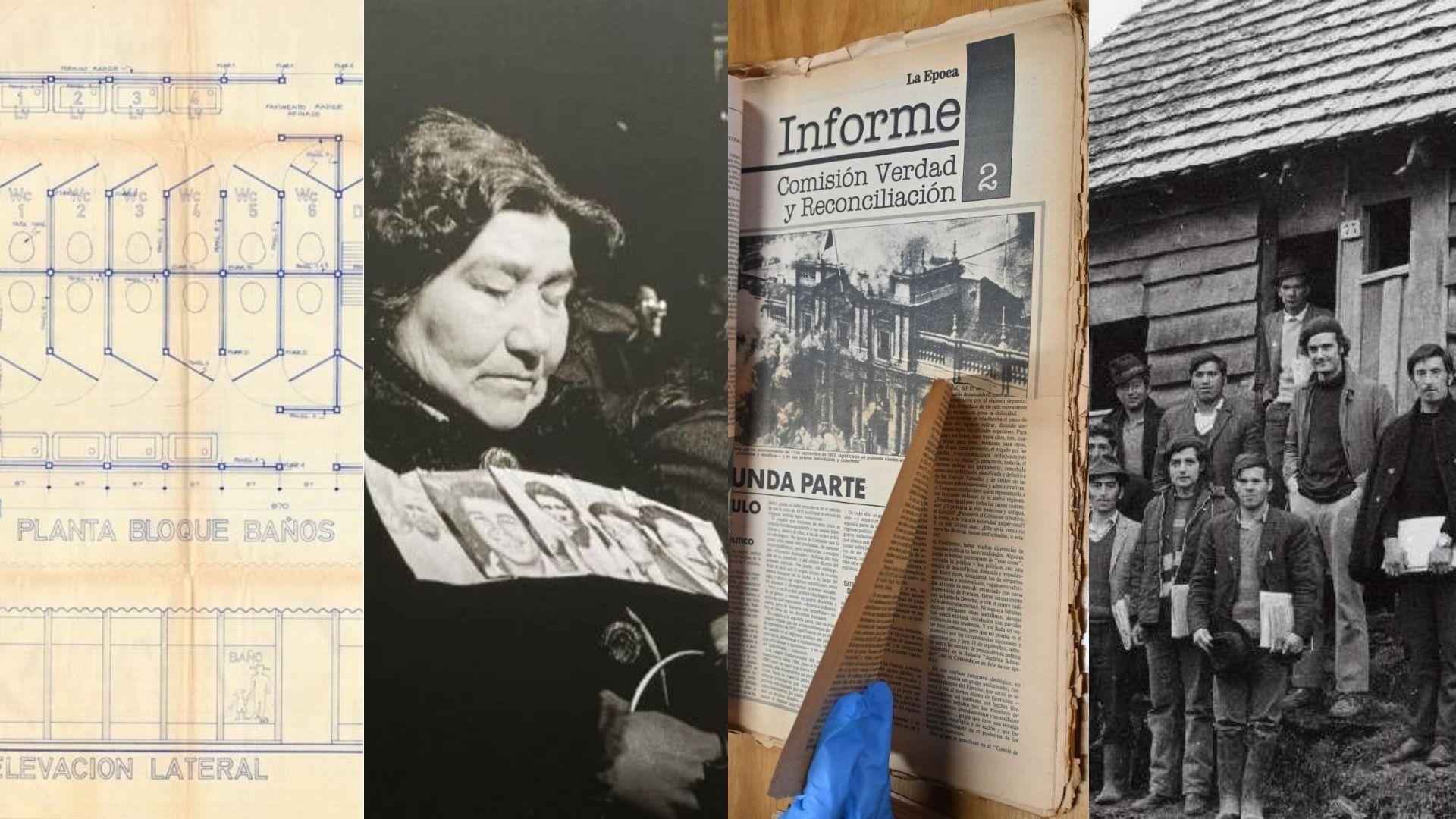 Imágenes del acervo documental de los sitios de memoria 