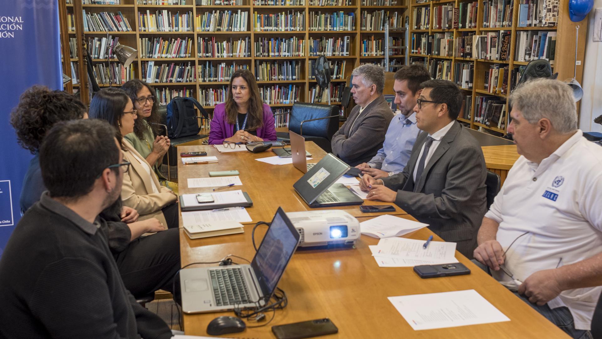 Reunión de inicio de Misión Cepal (Quiroz, M. 2025. Archivo CNCR).