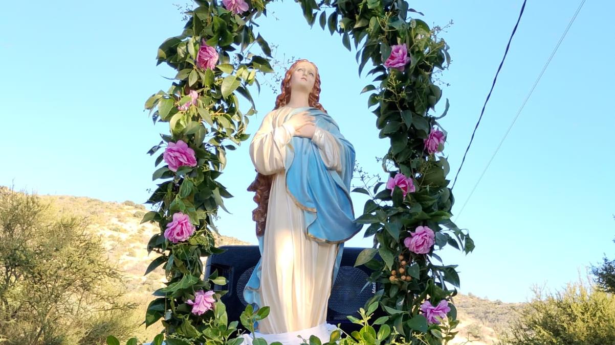 Fiesta Virgen de Lourdes en Caleu.