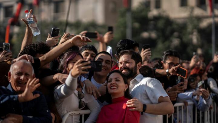 Presidente de la República y Ministra de las culturas 