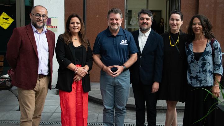 Autoridades de patrimonio y del Gobierno de Santiago