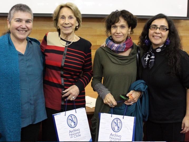 Emma de Ramón, María Inés Mardones, Schlomit Baytelman y Marcela Morales