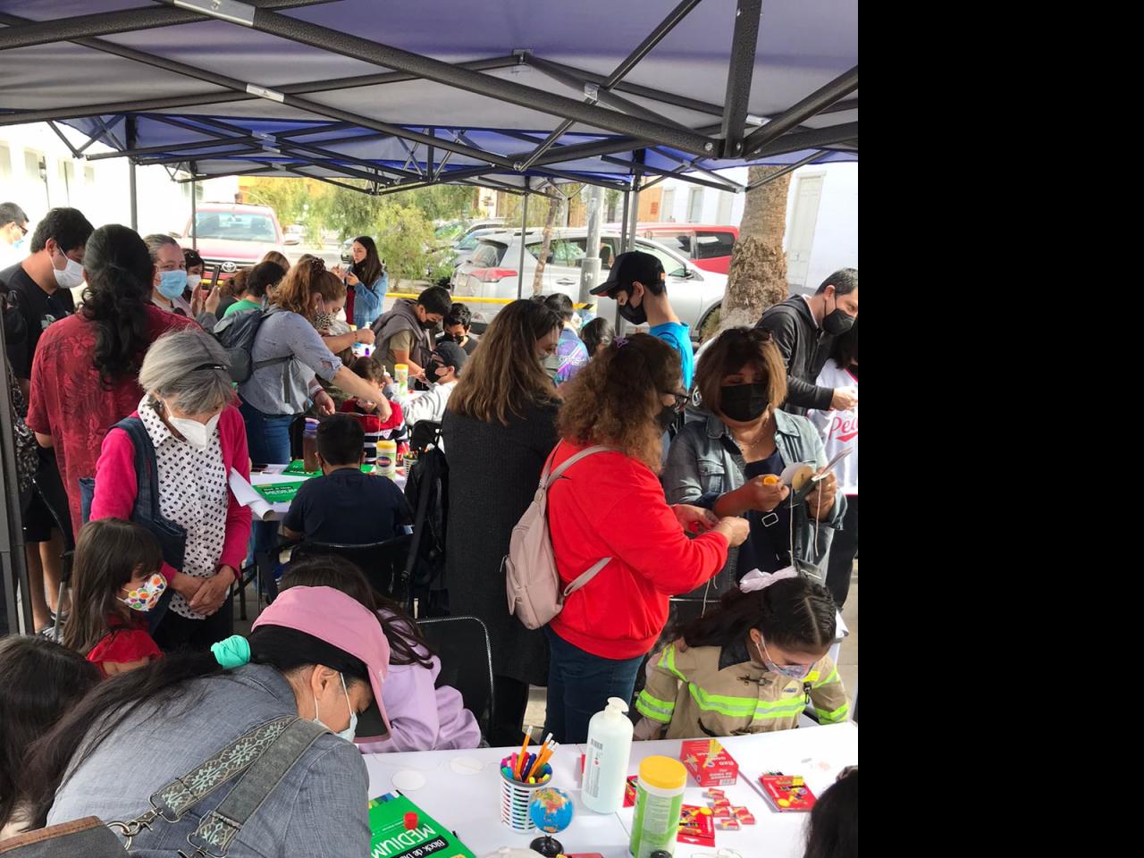 Actividad “Arma y pinta tu patrimonio” en Iquique, Tarapacá.