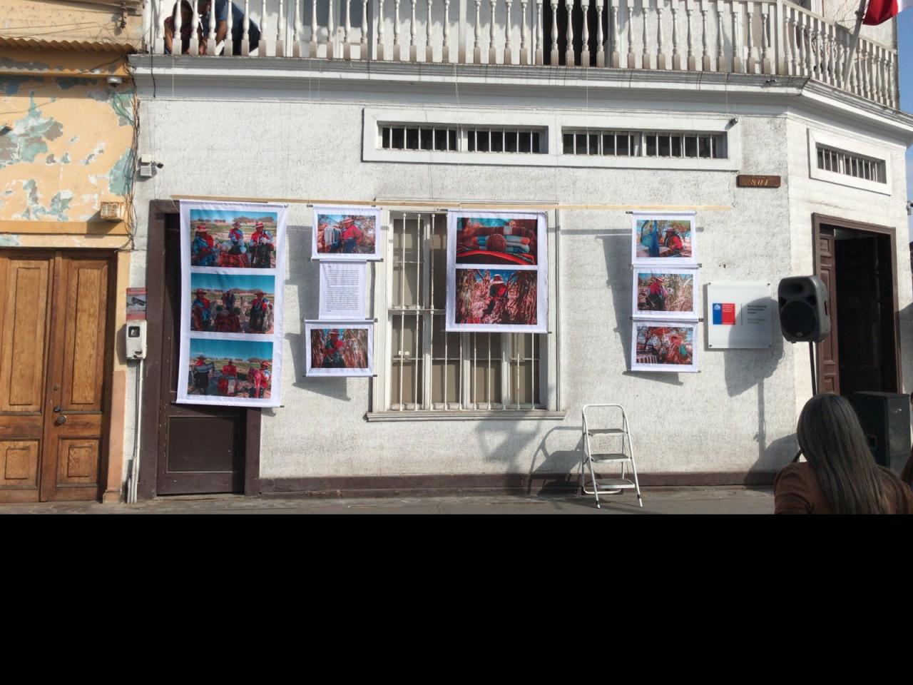 Exposición fotográfica “Proceso de creación del textil andino”. Iquique.