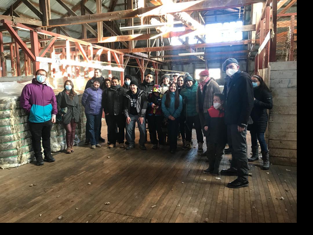 Día de los Patrimonios 2022 sábado 28 Recorrido patrimonial en galpón de esquila en Cerro Castillo