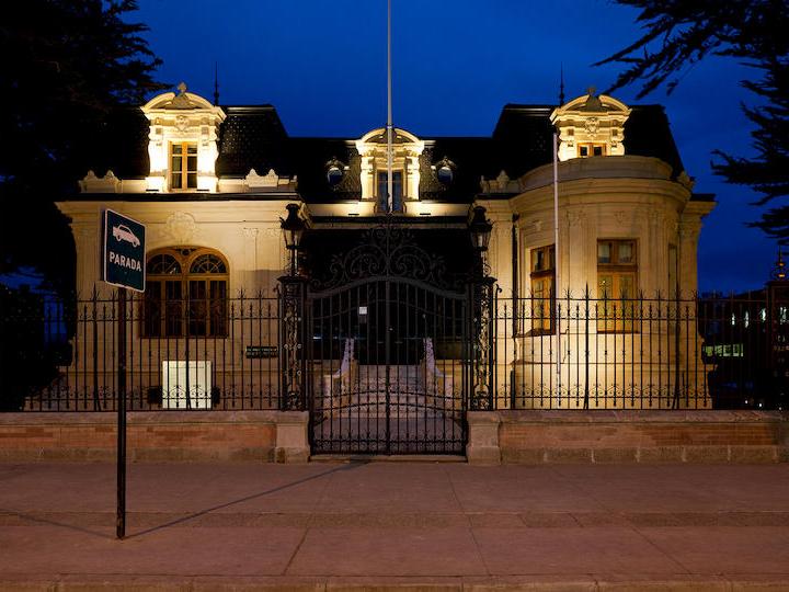 Front of the Braun-Menéndez Family Mansion